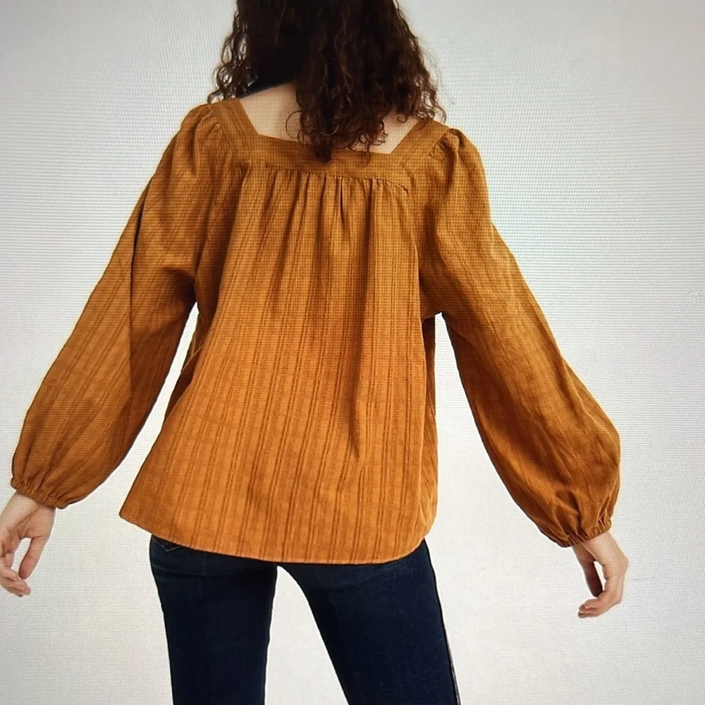 NWT’s Madewell 💯% cotton prairie core, boho chic, bohemian, artsy shirt